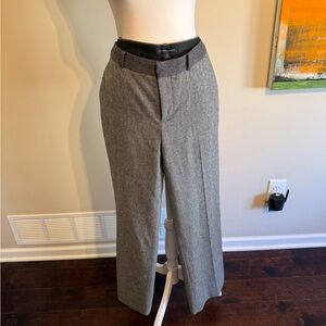 Banana Republic women’s tweed wool lined Trousers Sz 8
